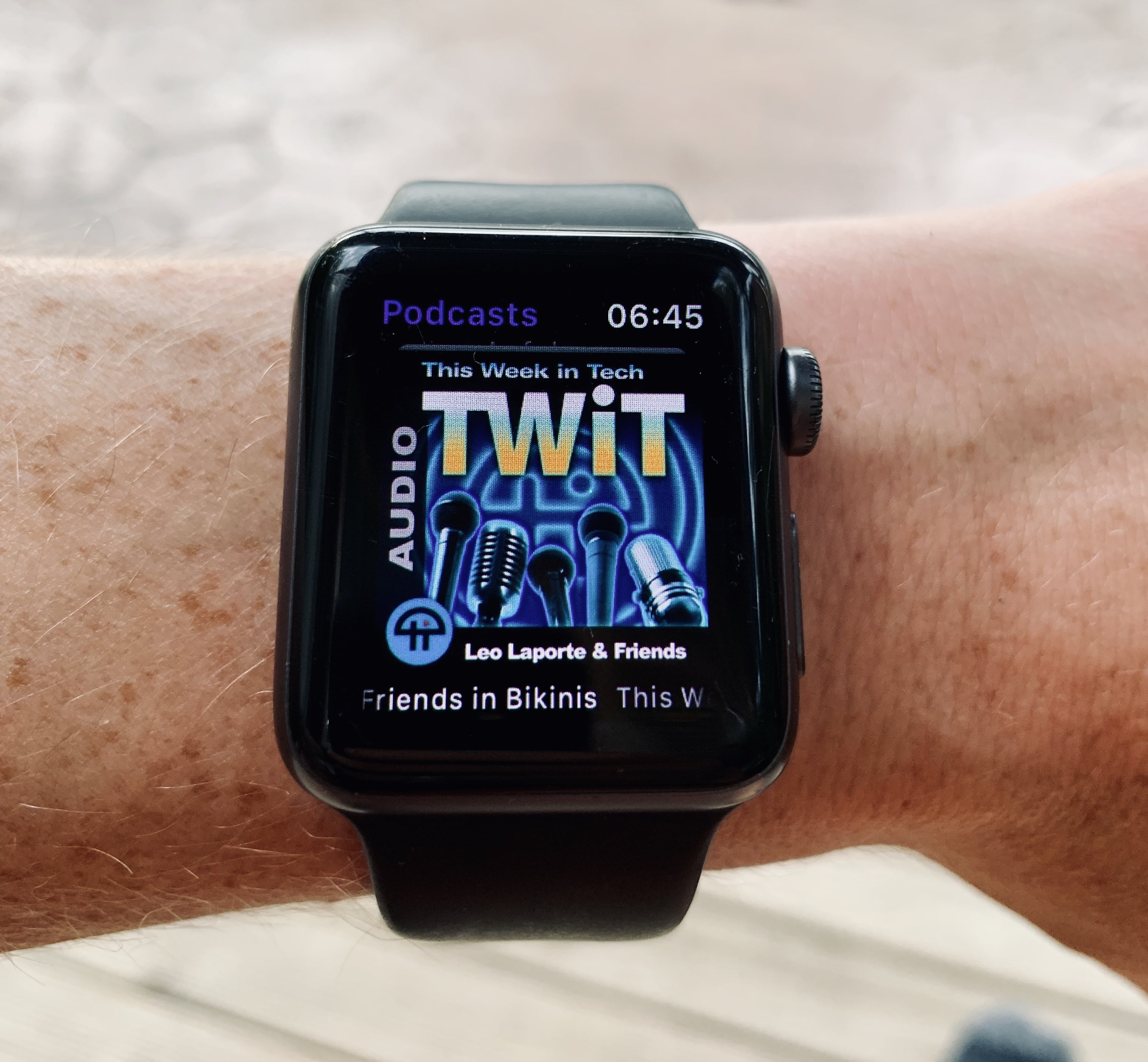 Podcast App auf der Apple Watch mit offline Unterstützung 
